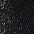 thumbnail image 3 of Zelouf Brielle 2 Tone Placement Sequin  , Sewing, DIY, Crafts Fabric by the Yard, Black/black/irid, 3 Yard, 3 of 3
