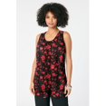 thumbnail image 2 of Roaman's Women's Plus Size Double-Layer Georgette Tank Top, 2 of 3