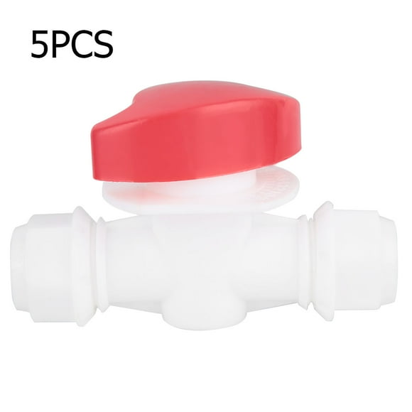 5Pcs Scale Valve Flow Valve Manual Constant Flow Control Valve Flow Valve (1.6cm)