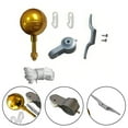 thumbnail image 3 of Deluxe Outdoor Flagpole Accessories Kit with Gold Ball Ornament and Rope, 3 of 7
