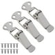 thumbnail image 1 of Hebilla de tensión de acero inoxidable Rawiri con tornillos, 3 clips de cierre de palanca con resorte de acero inoxidable, clips de hebilla, utilizados para equipaje, cajas, cajones de caja de, 1 of 7