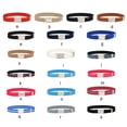 thumbnail image 2 of Boucle de Ceinture pour Enfants Accessoires de Vêtements Élastiques Multicolores Légers Sangles de Sangle pour Garçons Filles Magnétiques, Rayures Rouges, 2 of 6