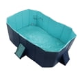 thumbnail image 1 of Foldable Swimming Pool, Kids PVC Thickend Collapsible Bathtub Dog Pet Pool, Free Air Inflation, Foldable Rectangular Water Pool for Home Backyard Lawn, 1 of 8