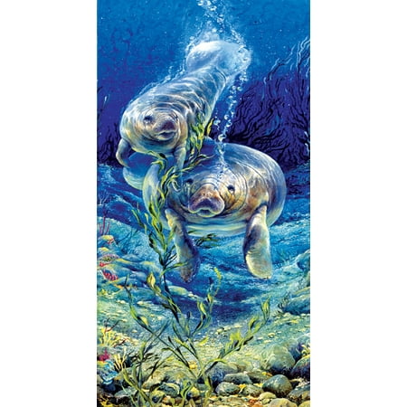 manatee dive 500 piece jigsaw puzzle by sunsout walmart com