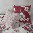 thumbnail image 2 of N Natori Cherry Blossom Square Pillow, 16 by 16-Inch, White, 2 of 4