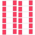 thumbnail image 1 of IDEANATEGRATE 24Ud Marcadoras De PVC Para Paisajismo Con Estacas De Acero Inoxidable Rojas, 1 of 8