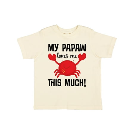 

Inktastic My Papaw Loves Me Gift Gift Toddler Boy or Toddler Girl T-Shirt