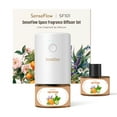 thumbnail image 3 of SenseFlow Space Fragrance Diffuser SF101 - Adjustable Natural Atomizer Essential Oil Kit with 120-Day Long-Lasting Aroma, LED Light, Ideal for Home, Hotel - Capri Orange, 3 of 13