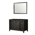thumbnail image 4 of Marsyas 48 in W x 22 in D Brown Bath Vanity and 44 in Mirror, 4 of 9