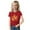 #0232-Red, variant on Toddler Boys Girls T-Shirt Valentine's Day Print Short-Sleeve Thanksgiving Gift Casual Cotton Top for Parties, Daily Play, Family Outings 3-10Y