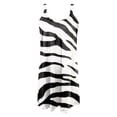 thumbnail image 5 of HAPIMO Women's Mini Loose Sundress Discount Stripe Cow Print Boho Summer Beach SaleScoop Neck Sundress for Girls Elegant Leisure Comfy Retro Holiday Sleeveless White XL, 5 of 6
