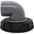 thumbnail image 1 of Plastic Barrel Cover 163mm 90 Degree Rain Water Barrel Cover Cap, 1 of 4