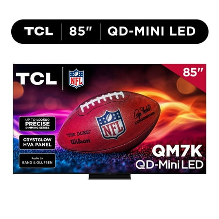 TCL 85 Q Series 4K UHD HDR QD-Mini LED Smart TV with Google TV – 85QM7K