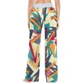 thumbnail image 4 of GZHJMY Women's Pajama Pants Bright Graffiti Design Comfy Stretch Sleepwear Womens Wide Leg Pants Casual Loose Yoga Sweatpants Comfy Lounge Pajama, X-Small, 4 of 7