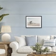 thumbnail image 2 of Lifeguard Hut Sunny Day Black Framed Print Under Glass, design by Sisi and Seb, 2 of 10