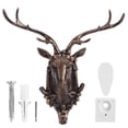 thumbnail image 2 of Perchero para llaves, gancho de pared para baño con forma de animal de resina, eficiencia óptima, 2 of 10