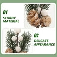 thumbnail image 3 of CTIRCHIU 10Pcs Artificial Berry Stems Holiday Greenery Stems For Christmas Decor Home Decoration Winter, 3 of 7