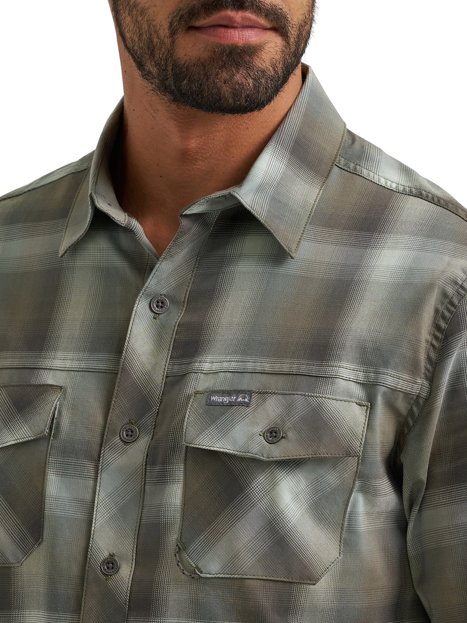 Wrangler Mens Long Sleeve All Season Stretch
