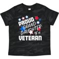 thumbnail image 3 of Inktastic Proud Granddaughter of a Veteran Veterans Day Girls Toddler T-Shirt, 3 of 5