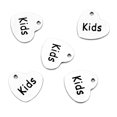 thumbnail image 1 of 5 Piezas de material acero Inoxidable , Forma De , Colgante Familiar Para De Bricolaje, Collar, Joyería, Hallazgos Niños, 1 of 6