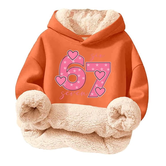 Toddler Girls Hoodie 6 7 Meme Novelty Graphic Hoodie Long Sleeve Pullover Tops Fall Winter Clothes Girls Clothes 3-4 Years