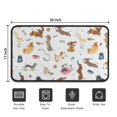 thumbnail image 5 of Cartoon Dachshund Door Rugs,Washable Non Slip Door Mats Indoor,Decorative Door Mats,Entry Mat Indoor for Entrance,Bedroom,Kitchen,Bathroom,30"x17", 5 of 6