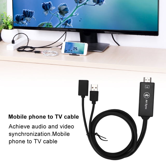 Cable Adaptador De Pantalla Cable De Duplicación De Pantalla USB A 1920 X 1080P Para MHI / IOS 8X