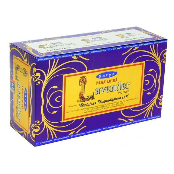 Satya Nagchampa Lavender Incense 12Ct - Pack Of 12