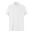 thumbnail image 4 of Rloper-Lop Men's Summer Short Sleeve Tee Tops Crewneck Solid Color Shirts Moisture Wicking Quick Dry Shirts Gym Bodybuilding Muscle Tees, 4 of 9