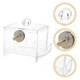 thumbnail image 3 of Rutin Chicken Automatic Food Feeder Transparent Rutin Chicken Food Holder Feeding Trough, 3 of 4