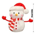 thumbnail image 2 of Christmas Doll Cozy Snowman Soft Huggable Doll For Kids, 2 of 6