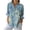 Blue, variant on Womens Blouses Casual Long Sleeve Shirts for Women Button Down Shirt Ladies V-Neck Loose Tops for Office Work S-2XL Dark Gray S