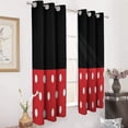 thumbnail image 3 of Cartoon Mouse Character 2pcs Blackout Curtains For Living Room Bedroom Grommet Top Window Set for Left And Right Biparting Open, 3 of 6