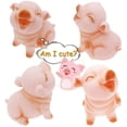 thumbnail image 2 of Cute Pig Coin Money Bank, inastillable Piggy Bank para niños, Creative Money Bank, puede almacenar 1000 monedas, el mejor juguete de regalo Bitrthday, Squint Piggy Adepaton WMZL-655-1, 2 of 9