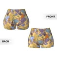 thumbnail image 6 of Athletic Shorts for Women, Cycling Elephant On Bicycle In Park Seam Womens Shorts High Waisted Sport Running Workout Gym, 6 of 8