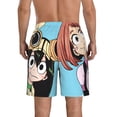 thumbnail image 3 of Boku My Hero Academia Mha Men's Beach Shorts Swim Trunks Casual Quick Dry Board Shorts Swimwear with Mesh Lined and Pockets, 3 of 8