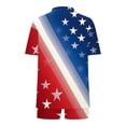 thumbnail image 5 of Guluxicc 2 Piece Outfit Sets for Women 4th of July Short Sleeve Cardigan Matching Shorts with Pockets Casual Beach Sets for Summer Holiday, 5 of 5