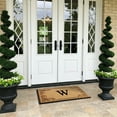 thumbnail image 5 of A1 Home Collections Natural Coir & Rubber Door Mat, Long-Lasting Entrance Doormats for Front Door, Thick & Non-Slip Durable Outdoor Entry Mat 24" x 39", 5 of 7