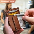 thumbnail image 4 of tamizeot Waterproof Mini Wallet With Magnetic Closure For Outdoor Adventures Rfid Blocking Wallet Mens Wallet C, 4 of 6