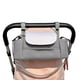 thumbnail image 4 of Bolsa organizadora para cochecito, impermeable, con partición interna, bolsa de pañales, almacenamiento de pañales, tazas para , aperitivos, , Gris claro CUTICAT Organizador de cochecito, 4 of 8