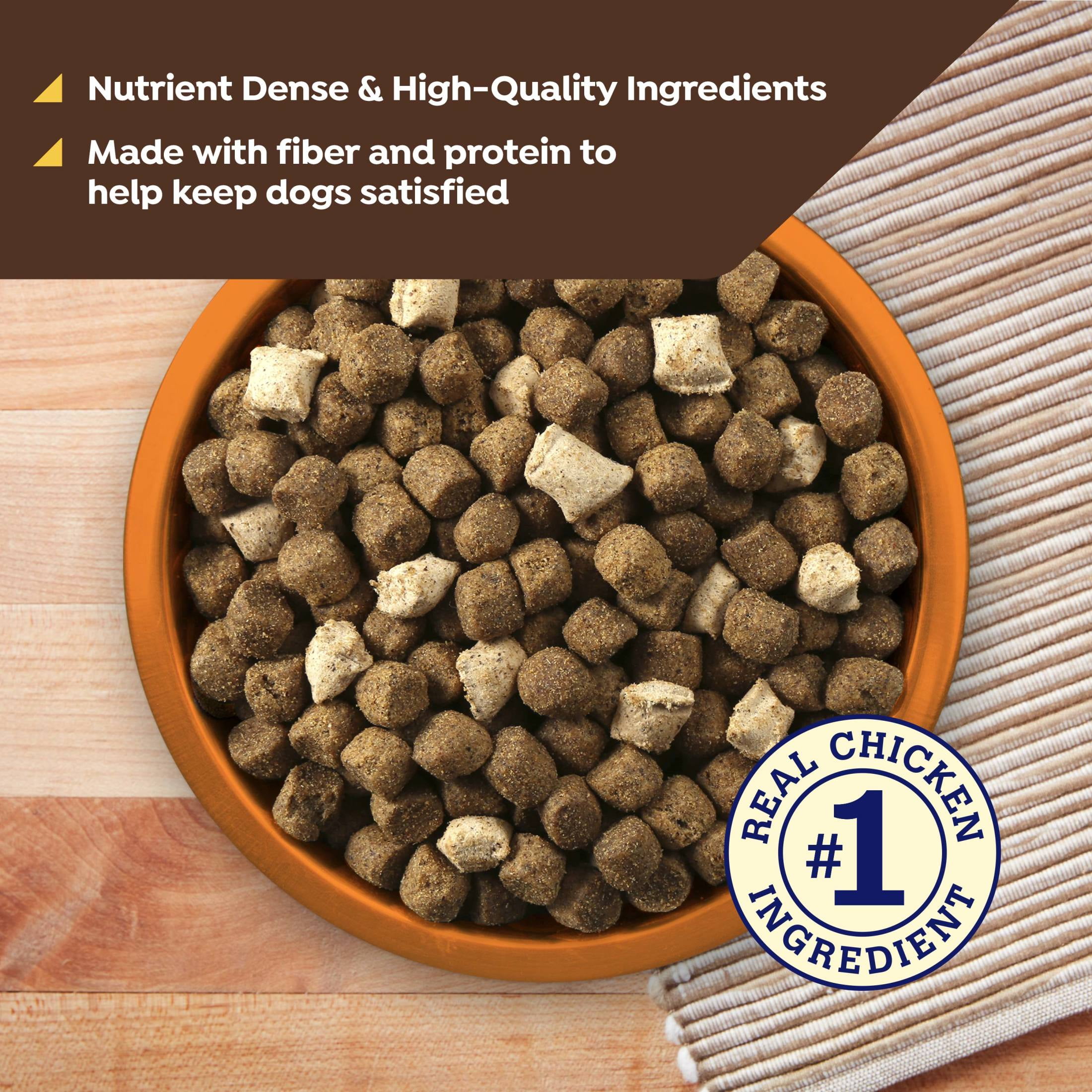 Nature’s Recipe Freeze Dried Chicken, Barley & Brown Rice Dog Food 10.5 lb Bag