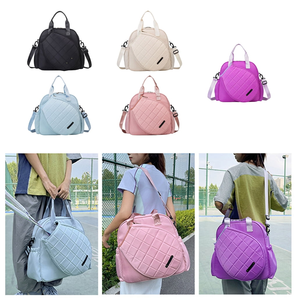 Multipurpose Tennis Racket Bag Adjustable Removable Strap for Athletic Equipment
