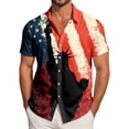 thumbnail image 2 of Yindaity Memorial Day Shirts for Men USA American Flag Men Women Kids Bald Eagle Patriotic T-Shirt(Red,5XL), 2 of 6