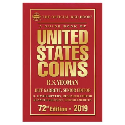 United States Rare Coins - 2019 Official Red Book of United States Coins - Hardcover : The Official Red Book
