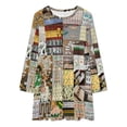 thumbnail image 3 of Mahjong Long Sleeved Dress women"s fashion dresses Clothing Dress woman, 3 of 4