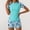 Green, variant on Womens Modest Tankini Swimsuits Short Sleeve Rash Guard Bathing Suits,Size 2XL