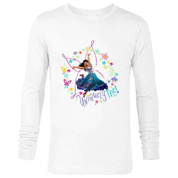 Disney Encanto Mirabel Uniquely Me Pink Butterfly - Long Sleeve T-Shirt for Men - Customized-White