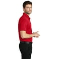 thumbnail image 3 of Port Authority Silk Touch Performance Polo-S (Red), 3 of 6