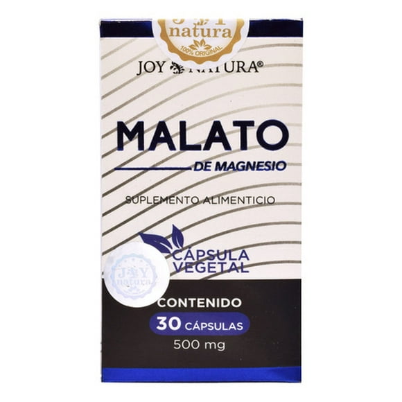 Malato Magnesio 30 Capsulas Joy Natura Sabor Sin Sabor
