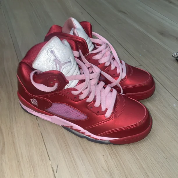 A i r-Jor-dan 5 Retro GG Valentines Day 2013 Size (W) 5Y Authentic
